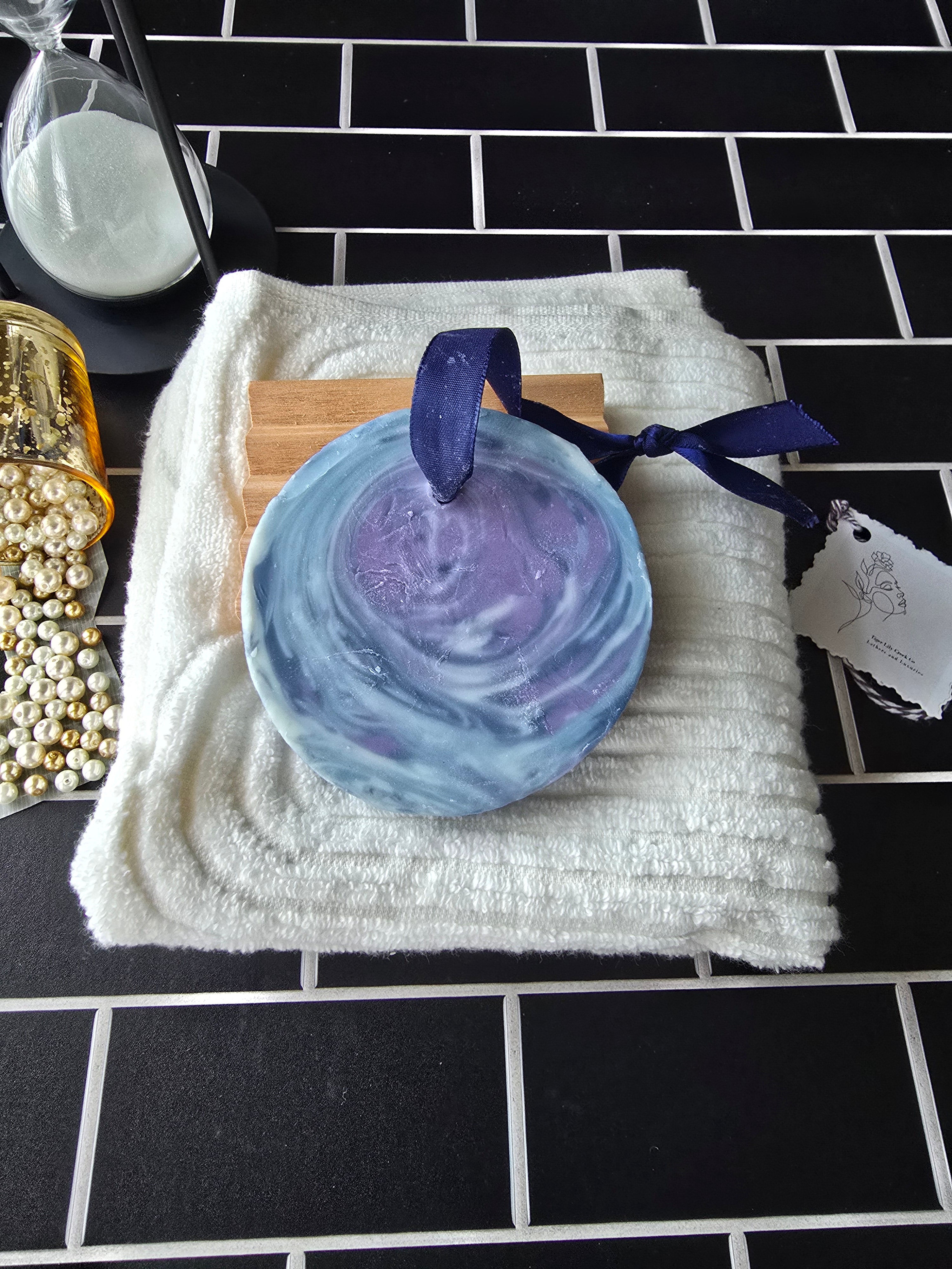 Peppermint Soap on a string